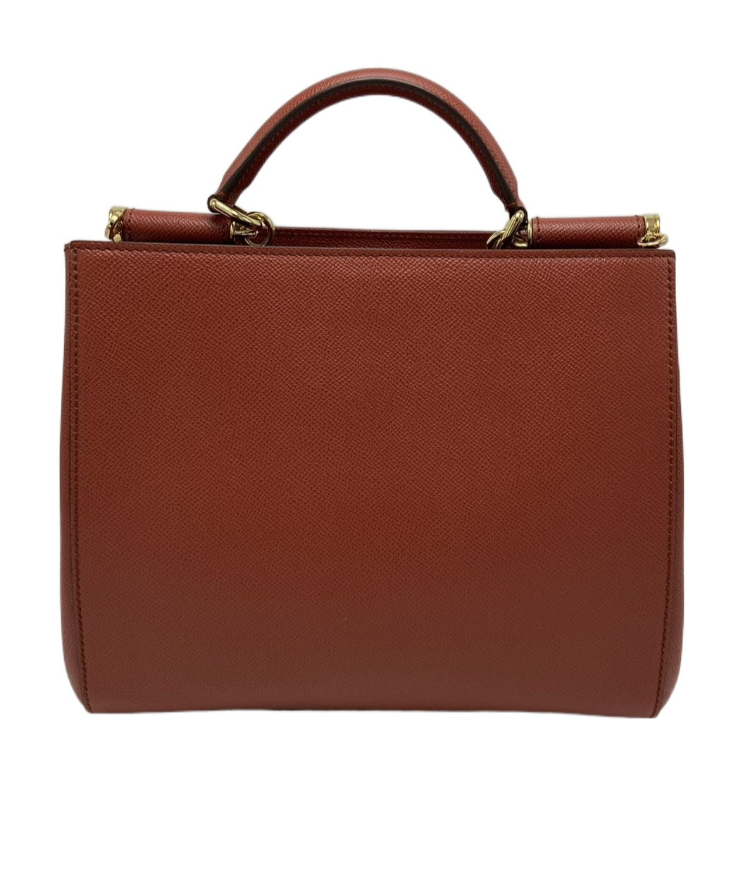 Dolce & Gabbana Single Handle Shoulder Bag In Brown