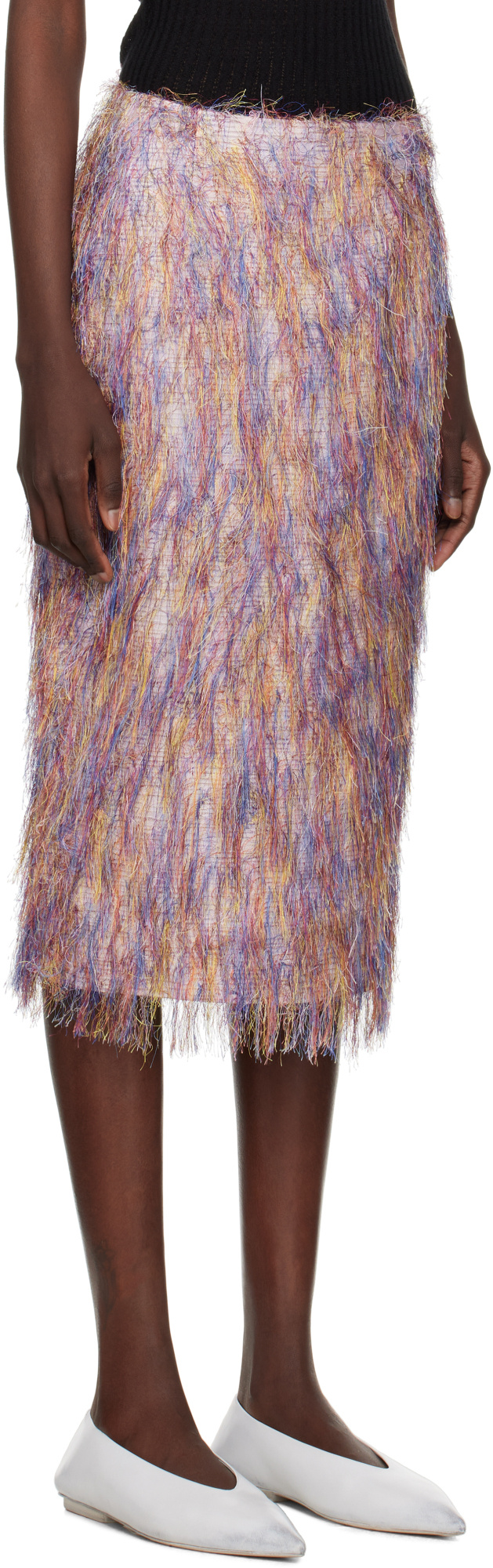 Shop Gabriela Hearst Multicolor Manuela Midi Skirt