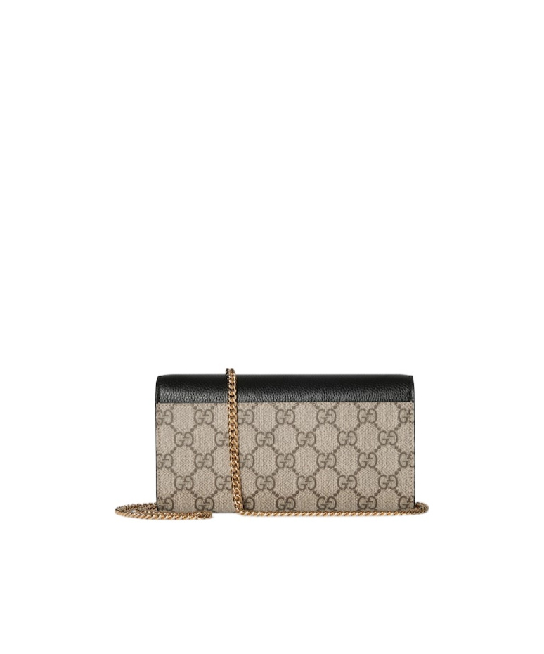 Gucci Gg Marmont Bi-color Wallet On Chain
