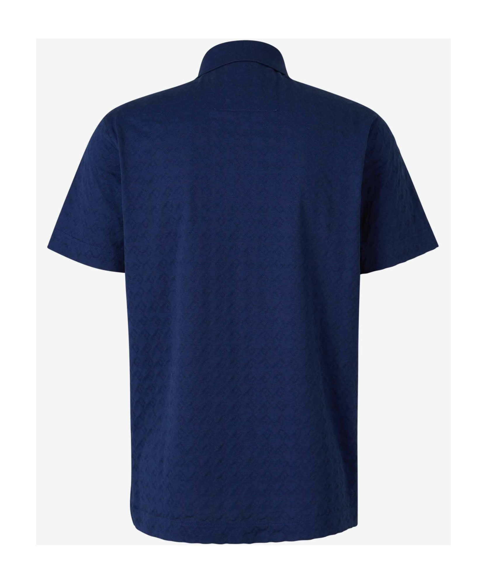 Givenchy 4g-jacquard Short-sleeved Polo Shirt In Blue