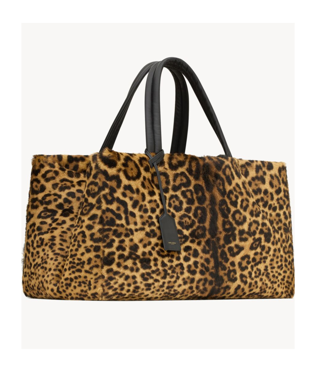 Saint Laurent Weekender Logo Handbag In Black
