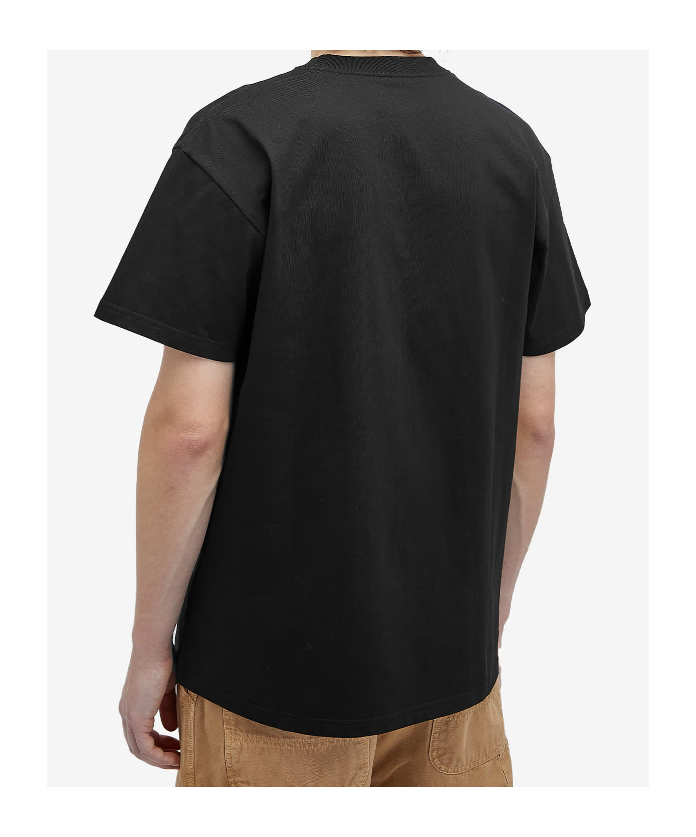 Carhartt Mens Black Signal Short-sleeve Cotton-jersey T-shirt In Black