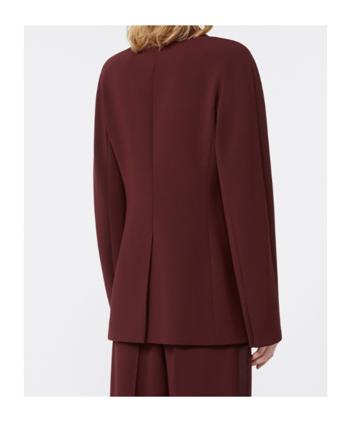 Max Mara Wrap Casual Jacket In Brown