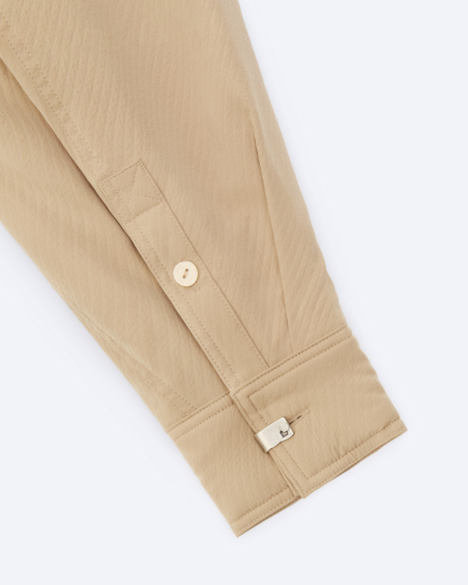 Ader Error Padded Shirt In Nude
