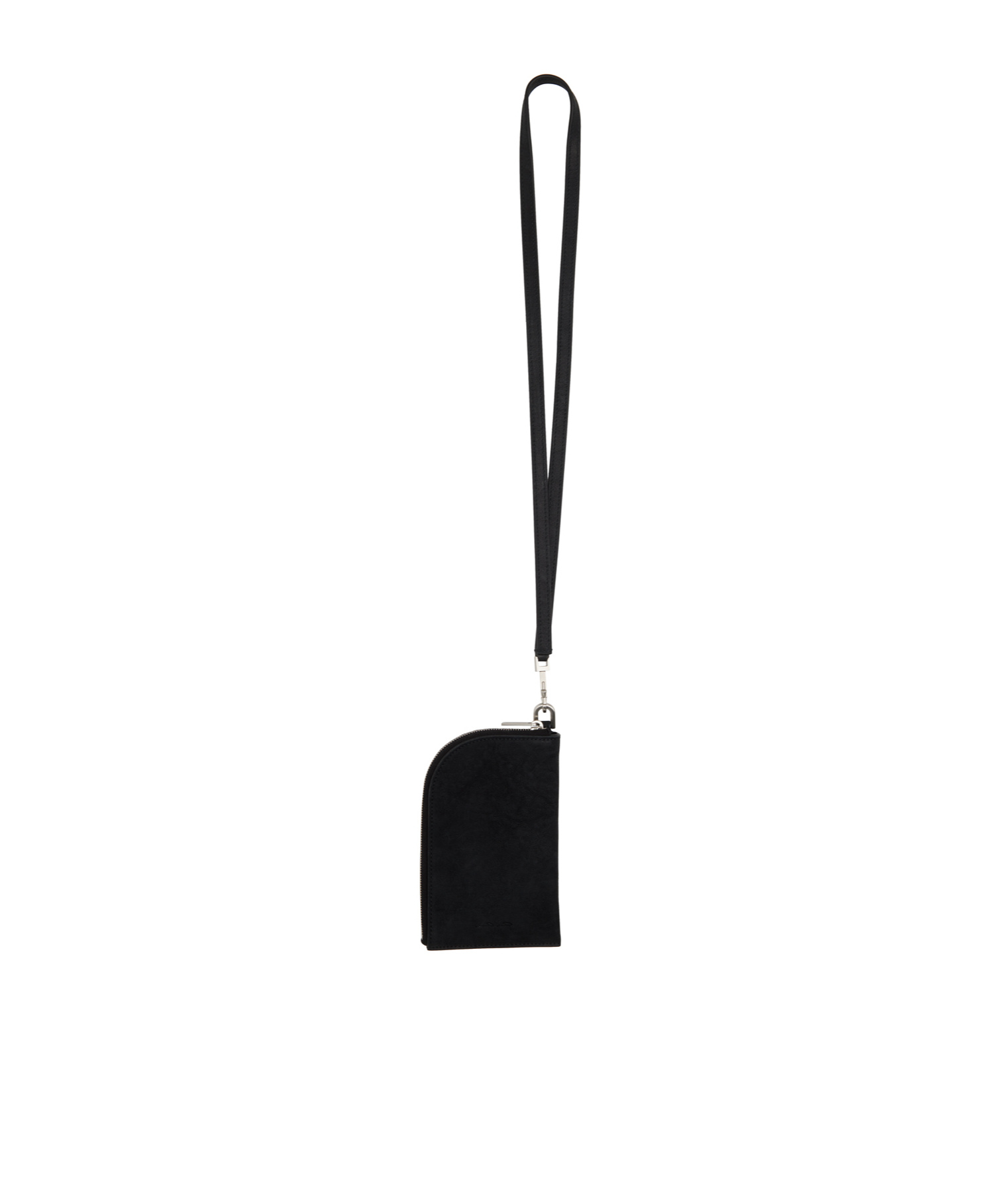 Rick Owens Lanyard Wallet In Black