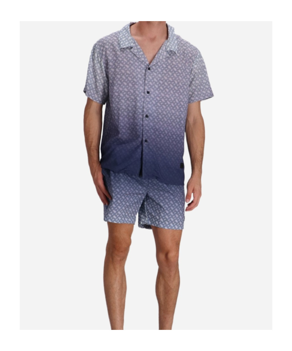 HUGO BOSS LOGO-PRINT SHIRT