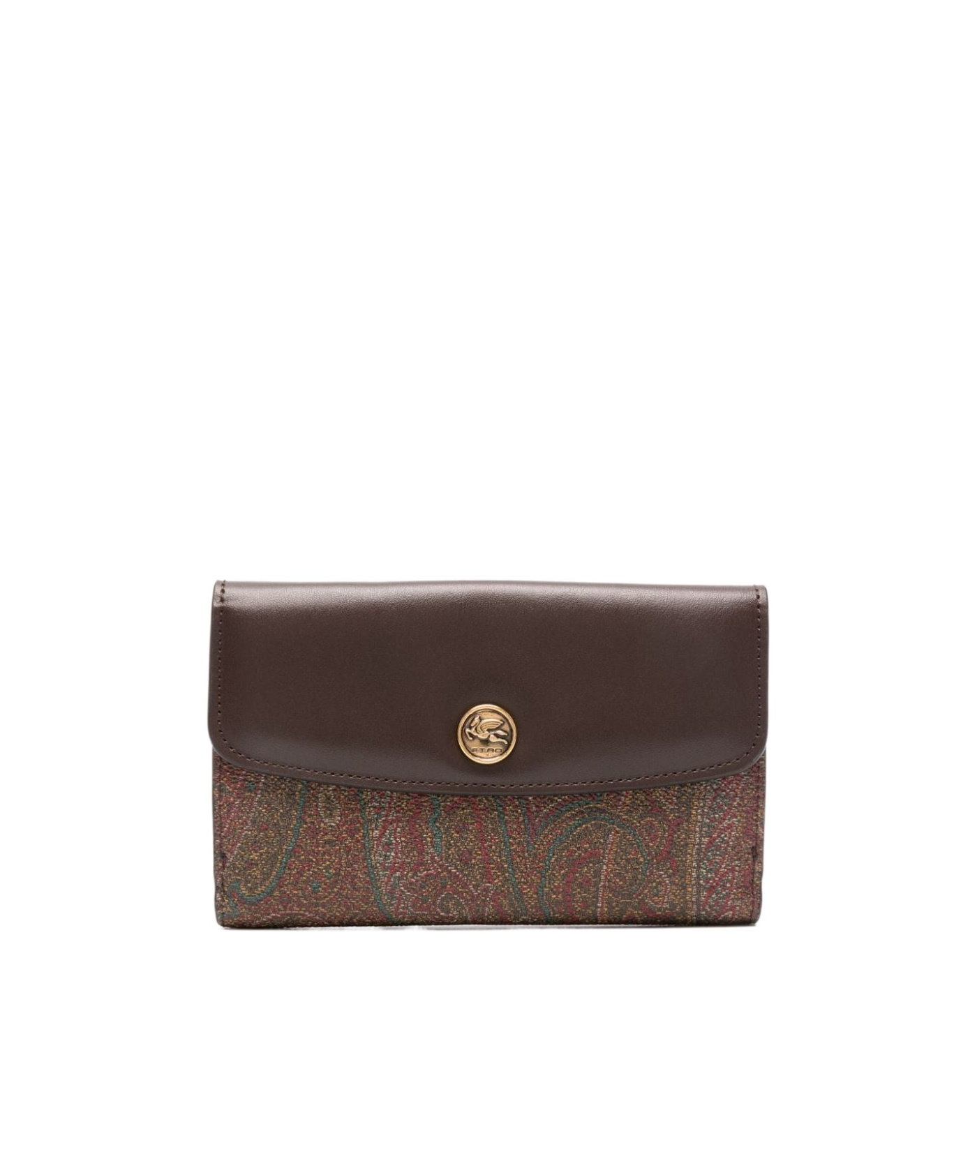 Etro Paisley-print Wallet In Black