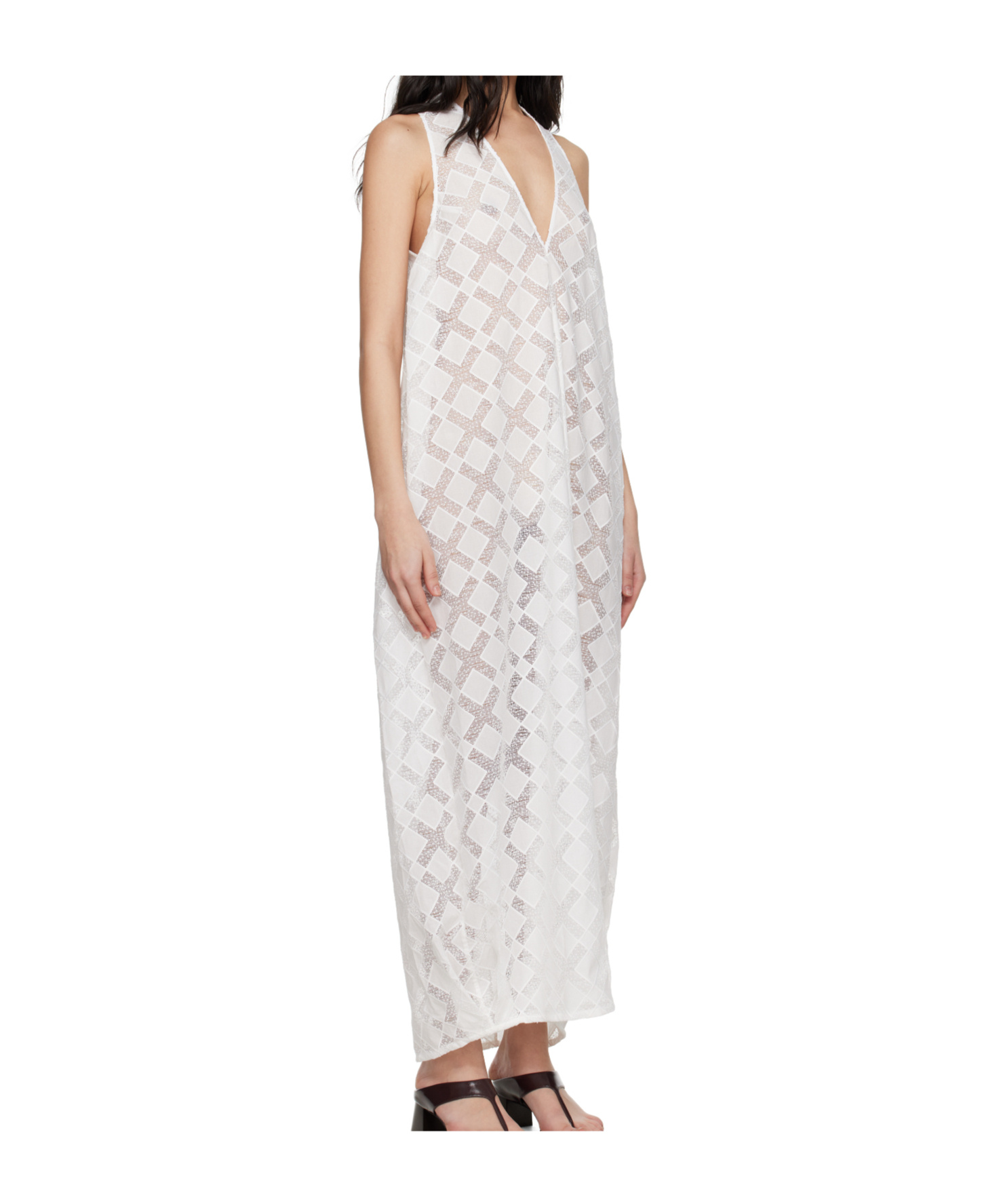 Tove Sleeveless Dress In White
