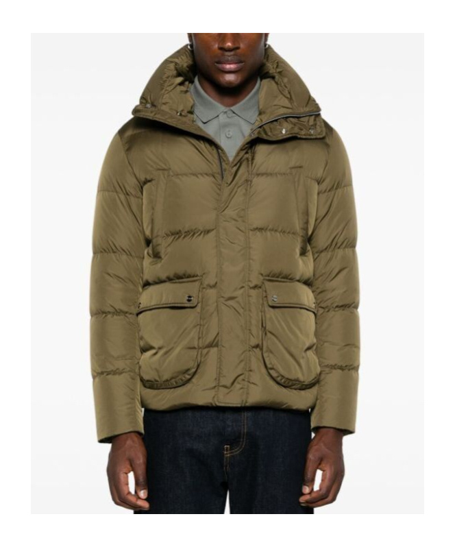 Herno Multi-pocket Pilot Cotton Suit In Green