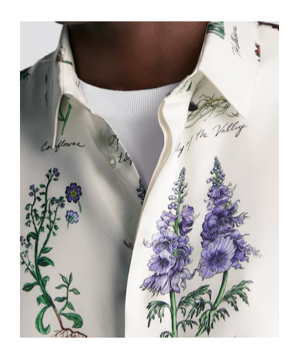 Dior Single-breasted Short-sleeved Shirt In White
