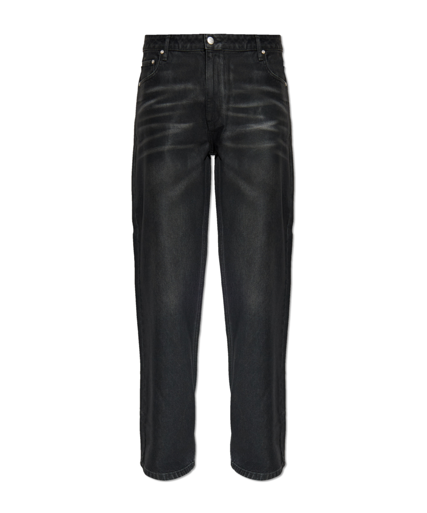 Misbhv Austin Coated Jeans In Black