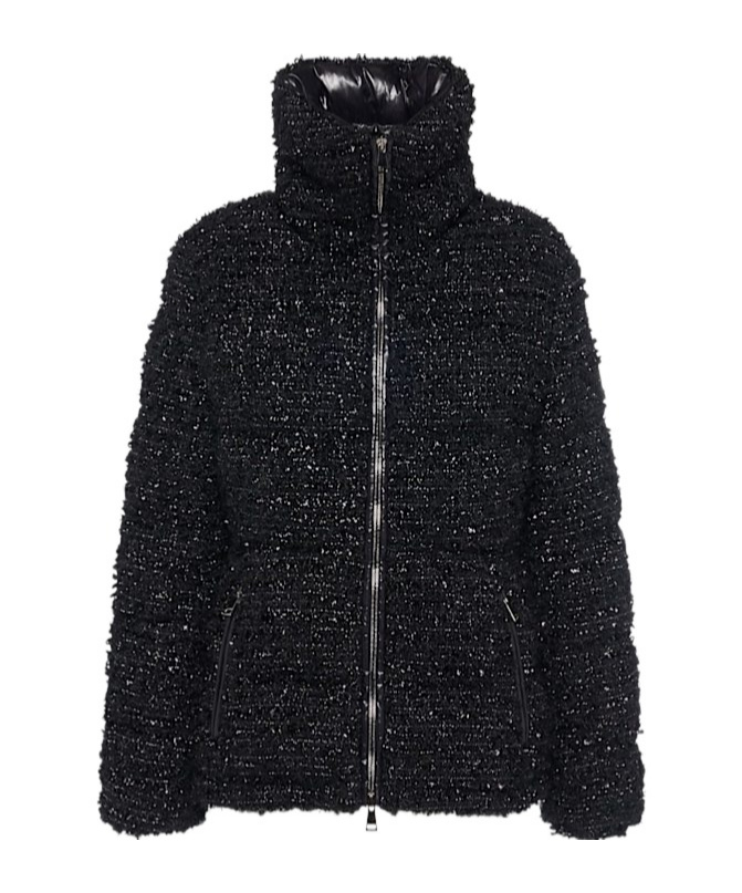 Moncler Down Jacket In Black