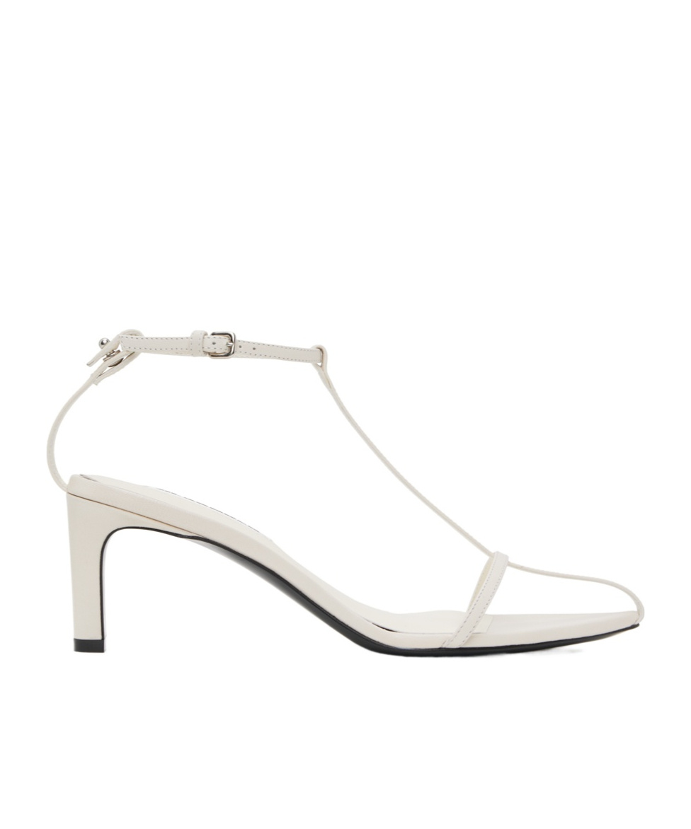 JIL SANDER JIL SANDER OPEN POINTED-TOE HIGH STILETTO HEEL SANDALS