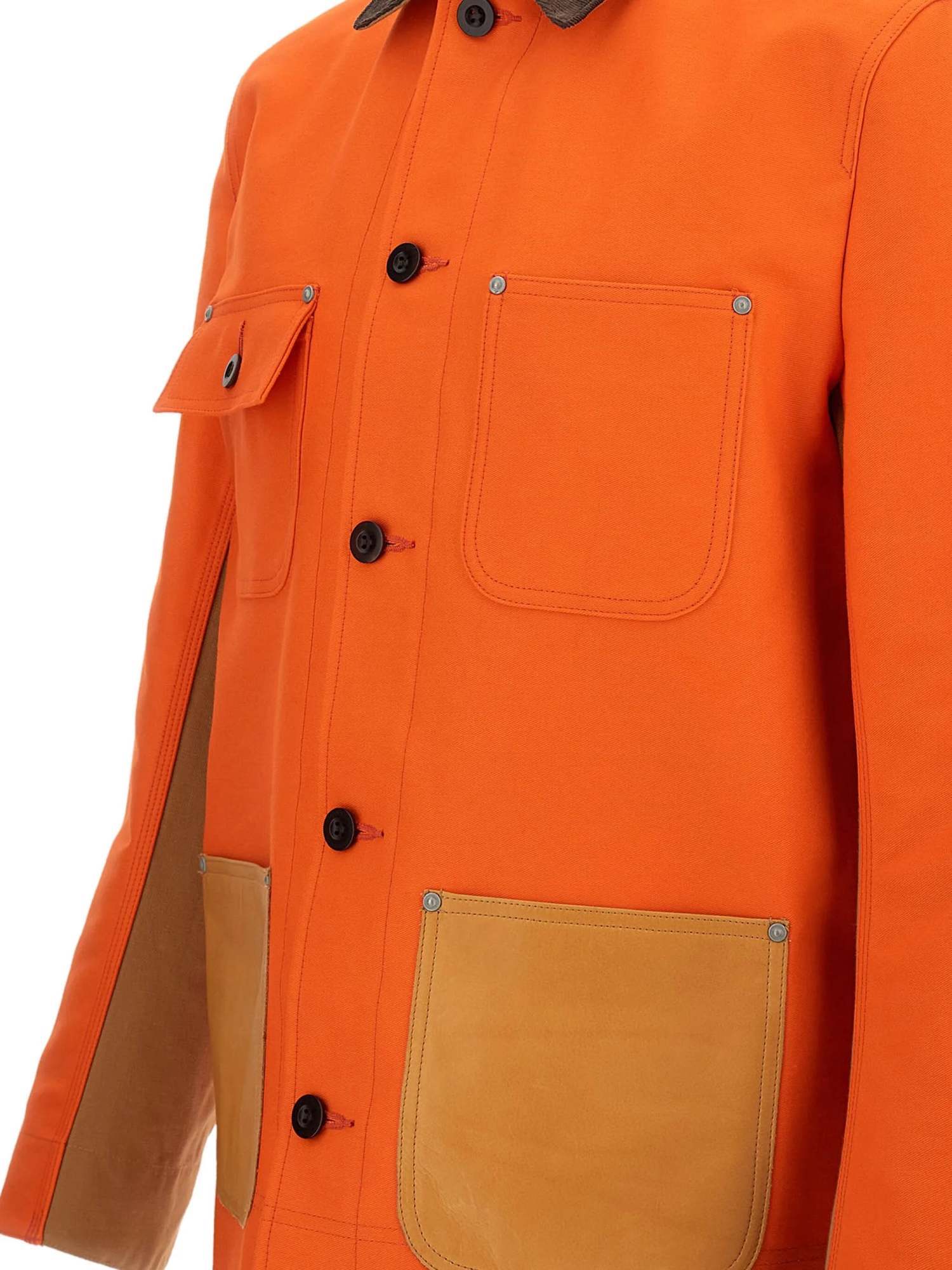 Junya Watanabe Pocket Jacket In Orange