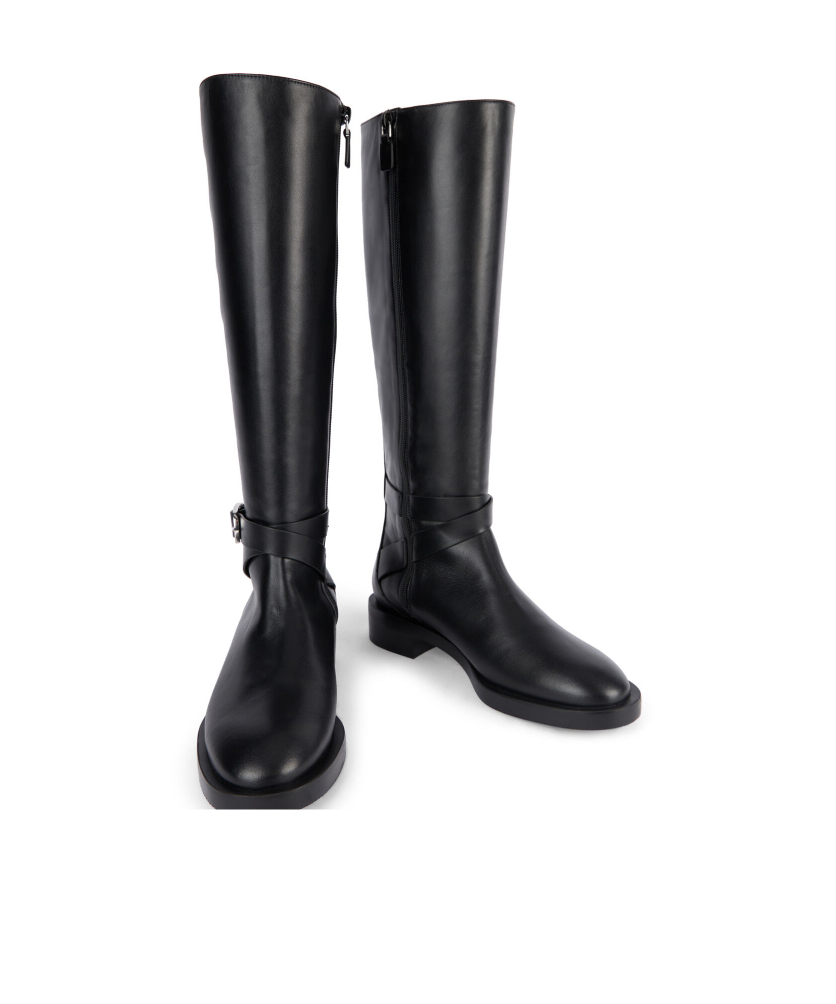Stuart Weitzman Bella Lacing Boots In Black