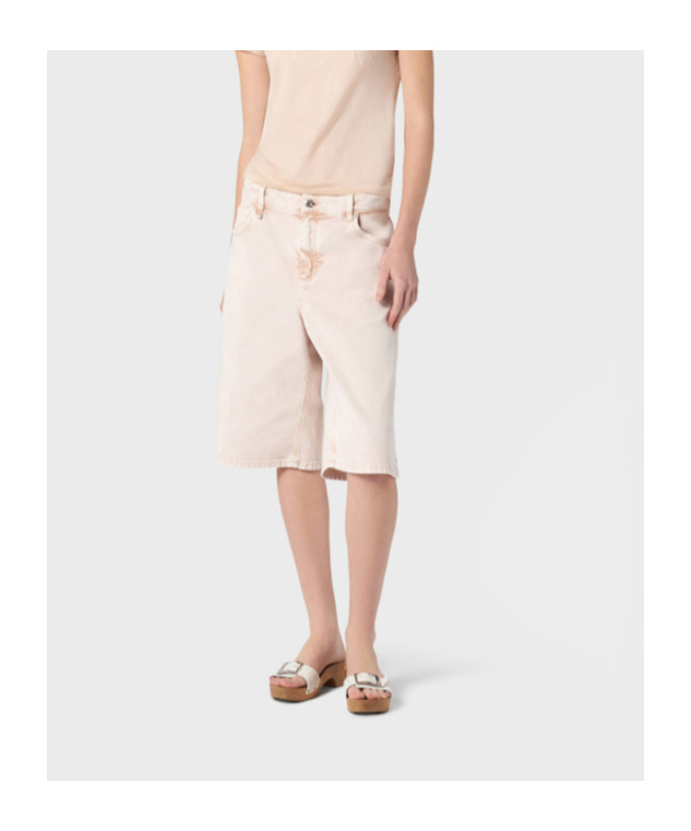 BLUMARINE COTTON BULL BERMUDA SHORTS
