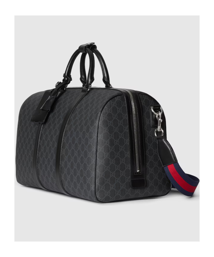 Gucci Soft Gg Supreme Carry-on Duffel Bag In Black