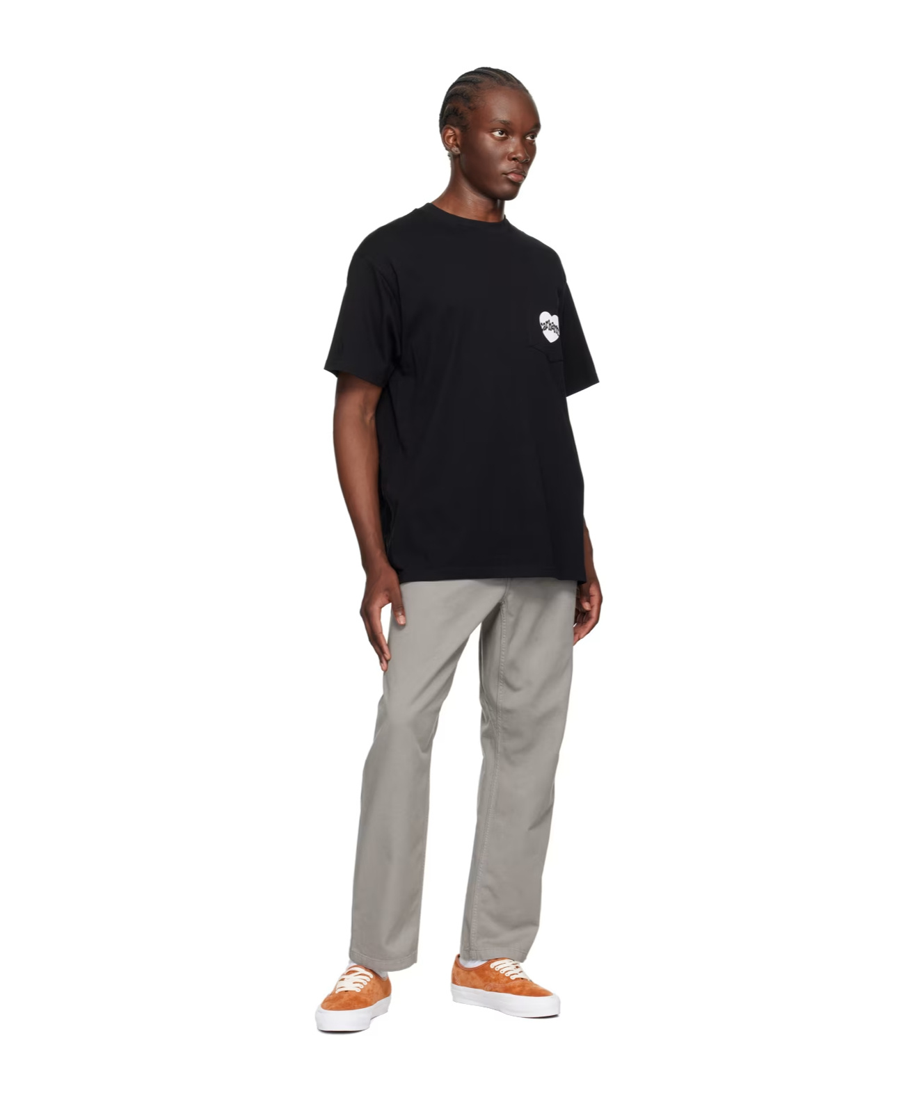 Carhartt Gray Flint Trousers In Gray