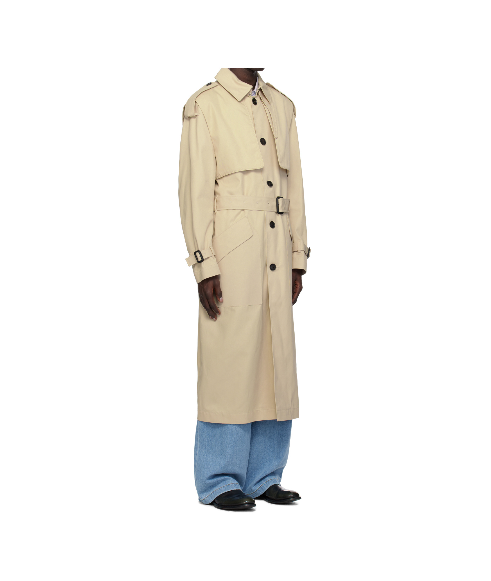Mackage Beige Beau Trench Coat In Neutral
