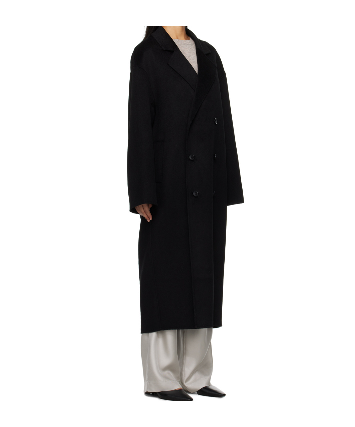 LOULOU STUDIO LOULOU STUDIO BORNEO DOUBLE BREASTED COAT