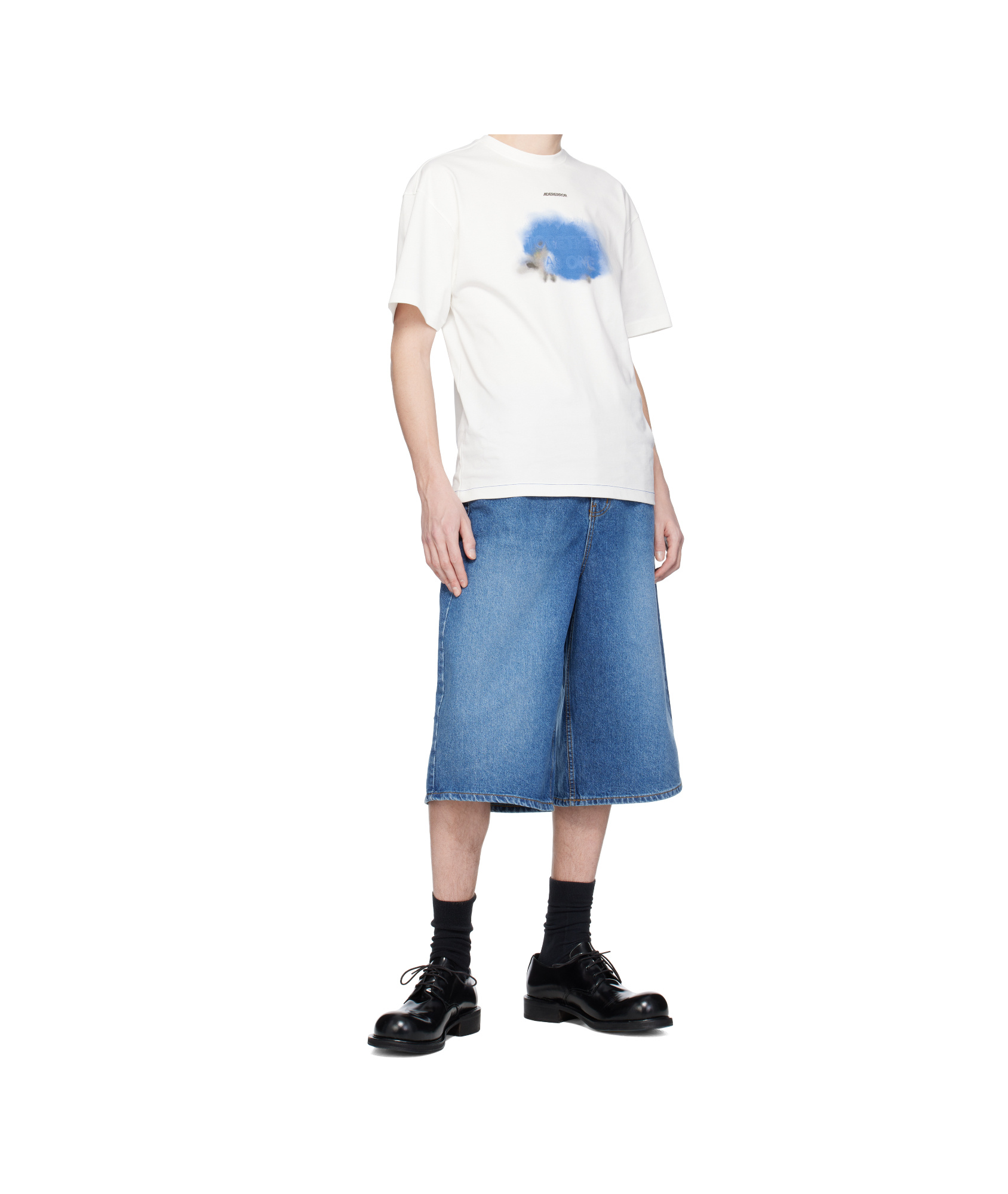 Ader Error White 0106 T-shirt In White