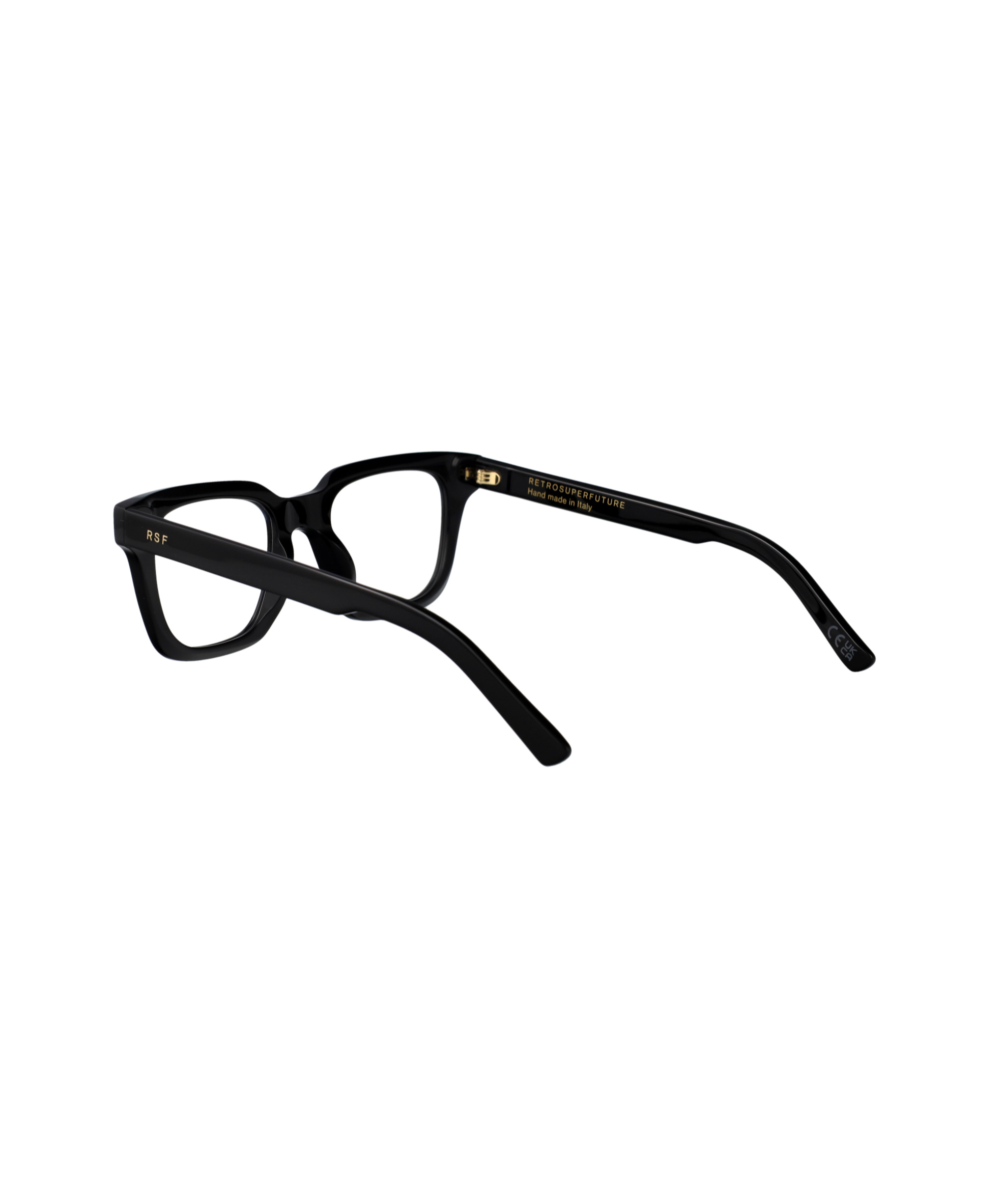 Retrosuperfuture Geometric Flat Mirror In Black