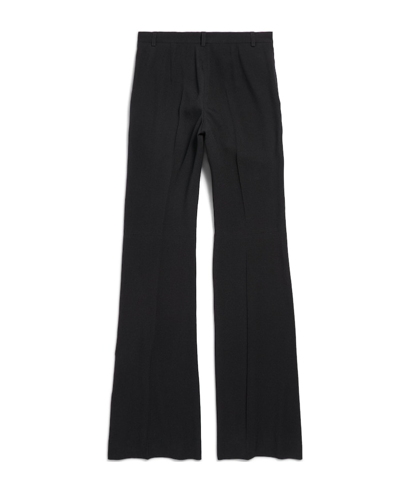 Balenciaga High-rise Flare Pants In Black