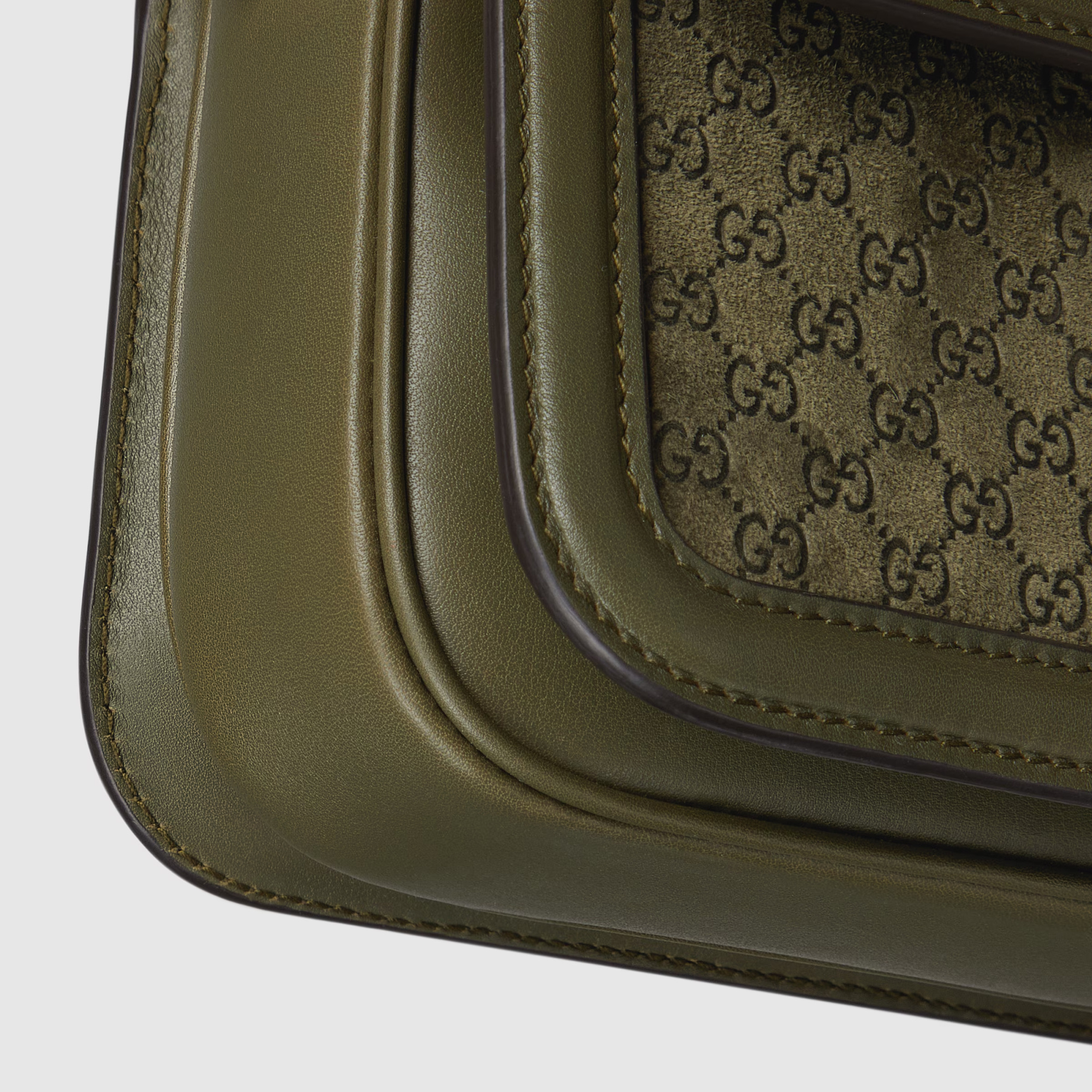 Gucci Go Small Shoulder Bag In Green
