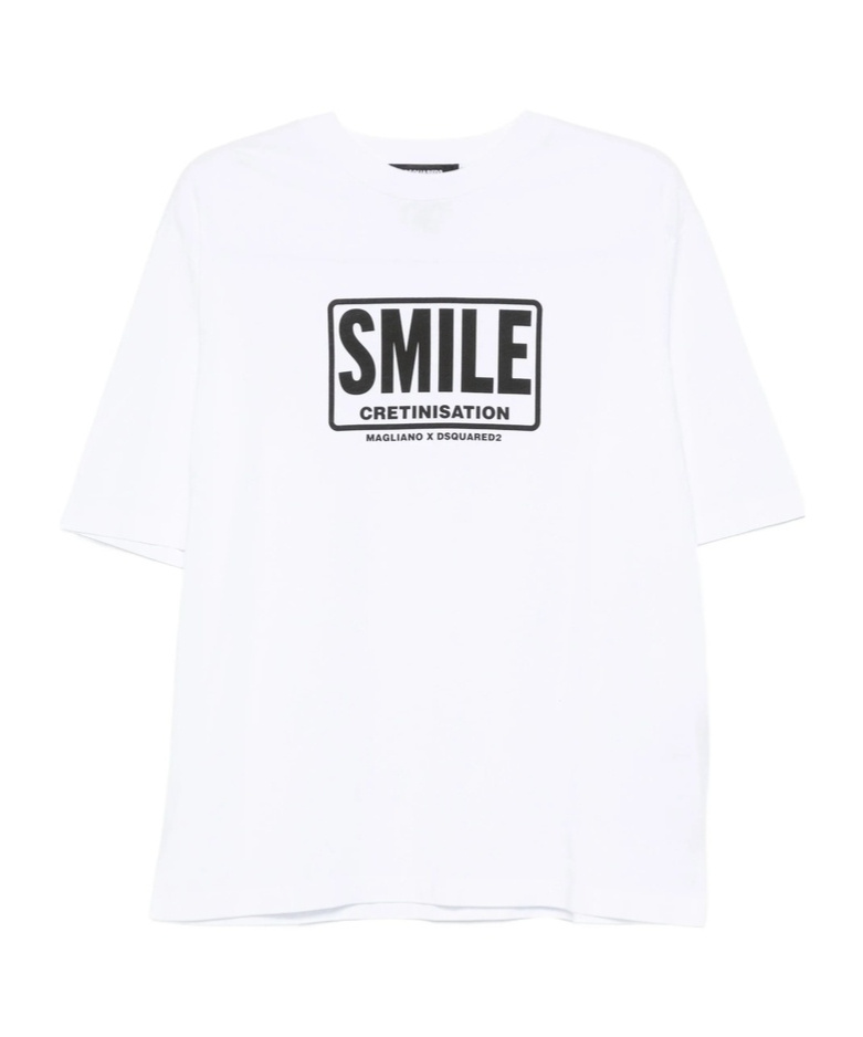 Dsquared2 X Magliano T-shirt In White