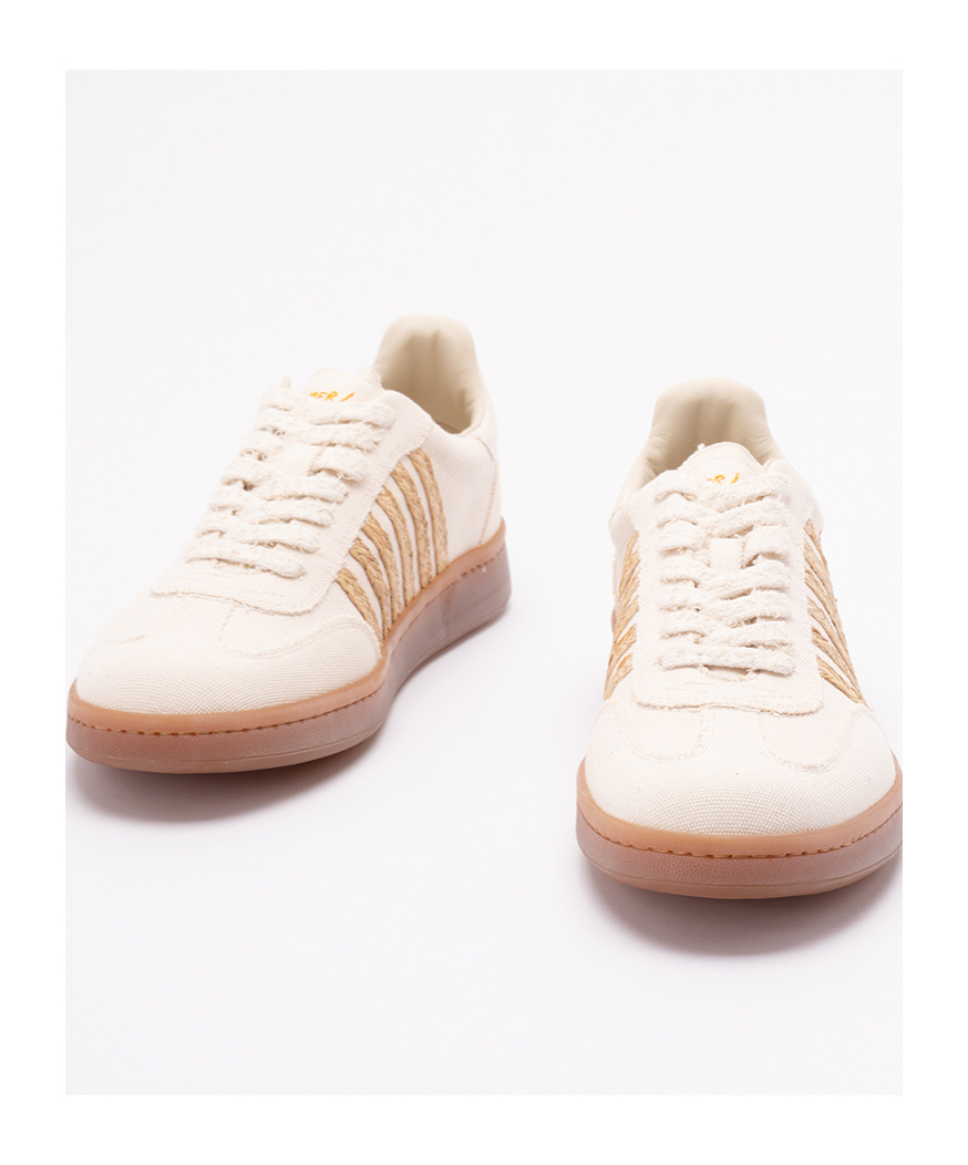 Shop Dsquared2 Boxer Sneakers In Nude
