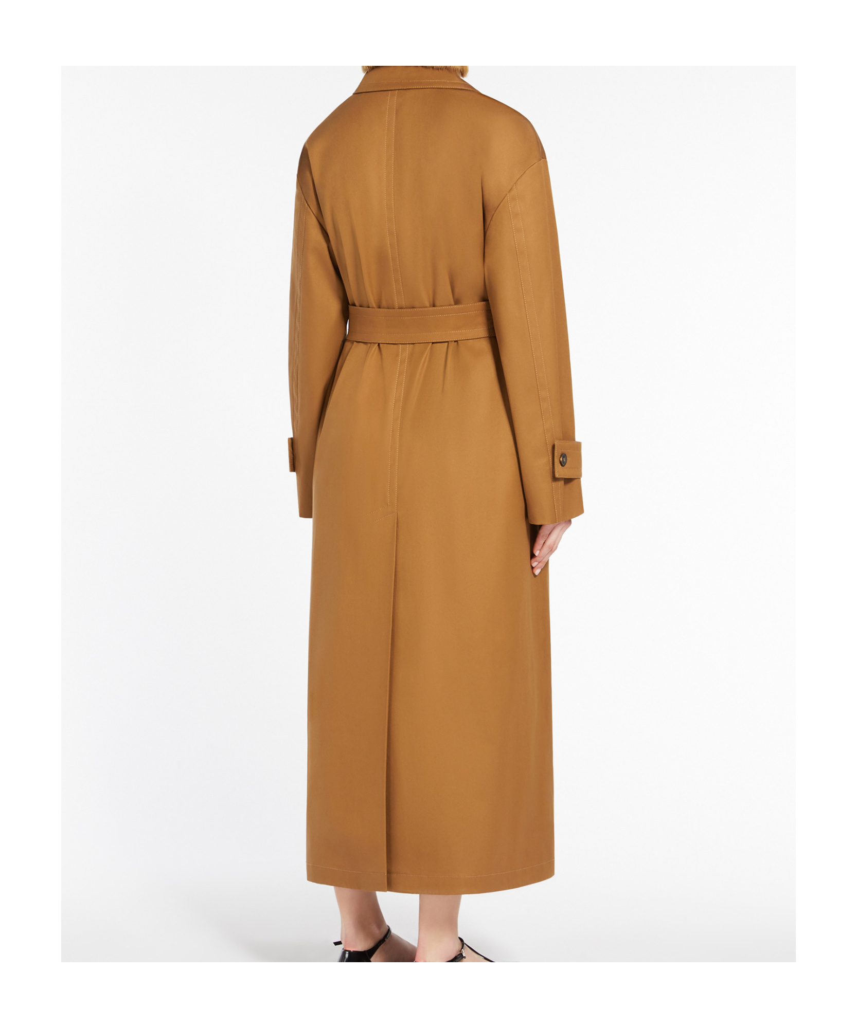 Max Mara Long-sleeved Windbreaker In Brown