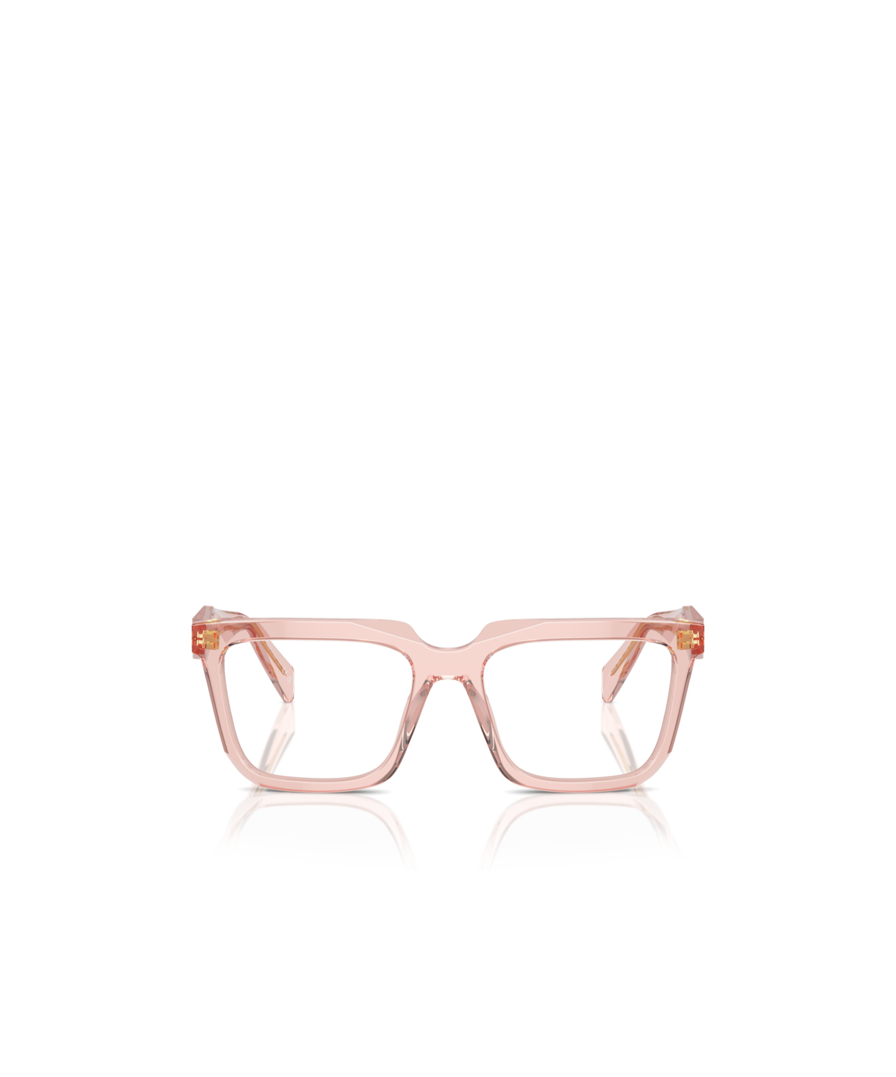 Prada Eyewear Rectangular Frame Glasses In Pink