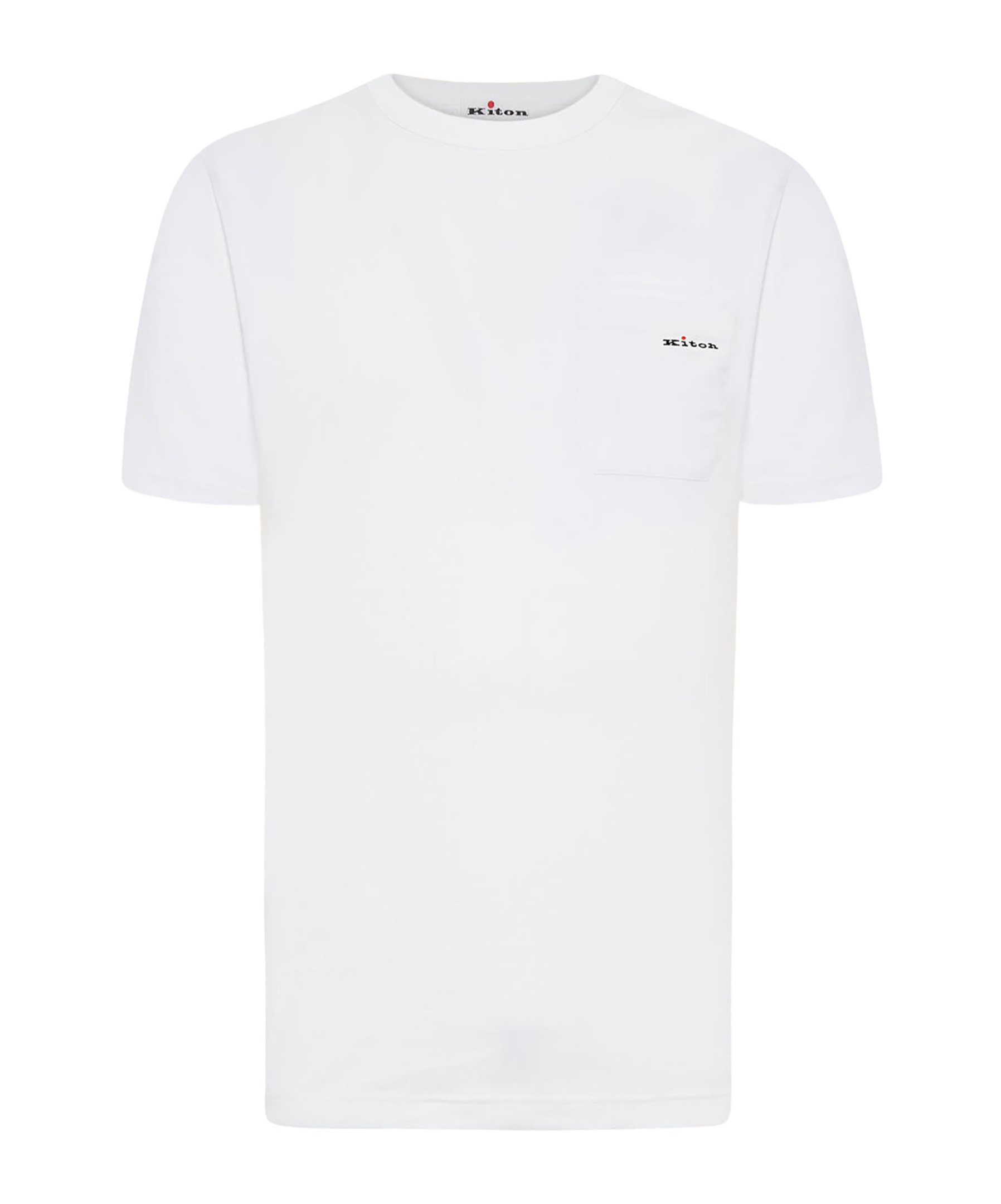 KITON OPEN-NECKED BLACK SHIRT