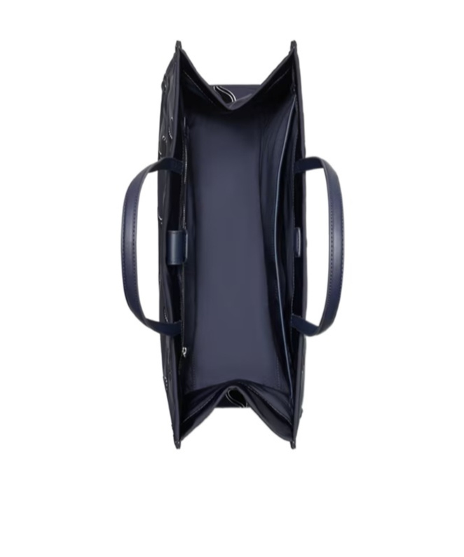 Tory Burch Ella Paisley-pattern Double T Motif Tote Bag In Blue