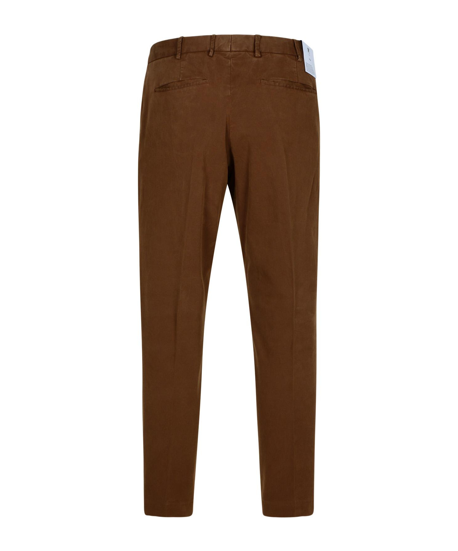 Pt01 Belt-loop Casual Pants In Brown