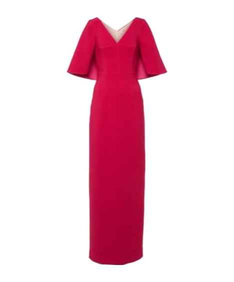 Emilia Wickstead Dareen Gown In Red