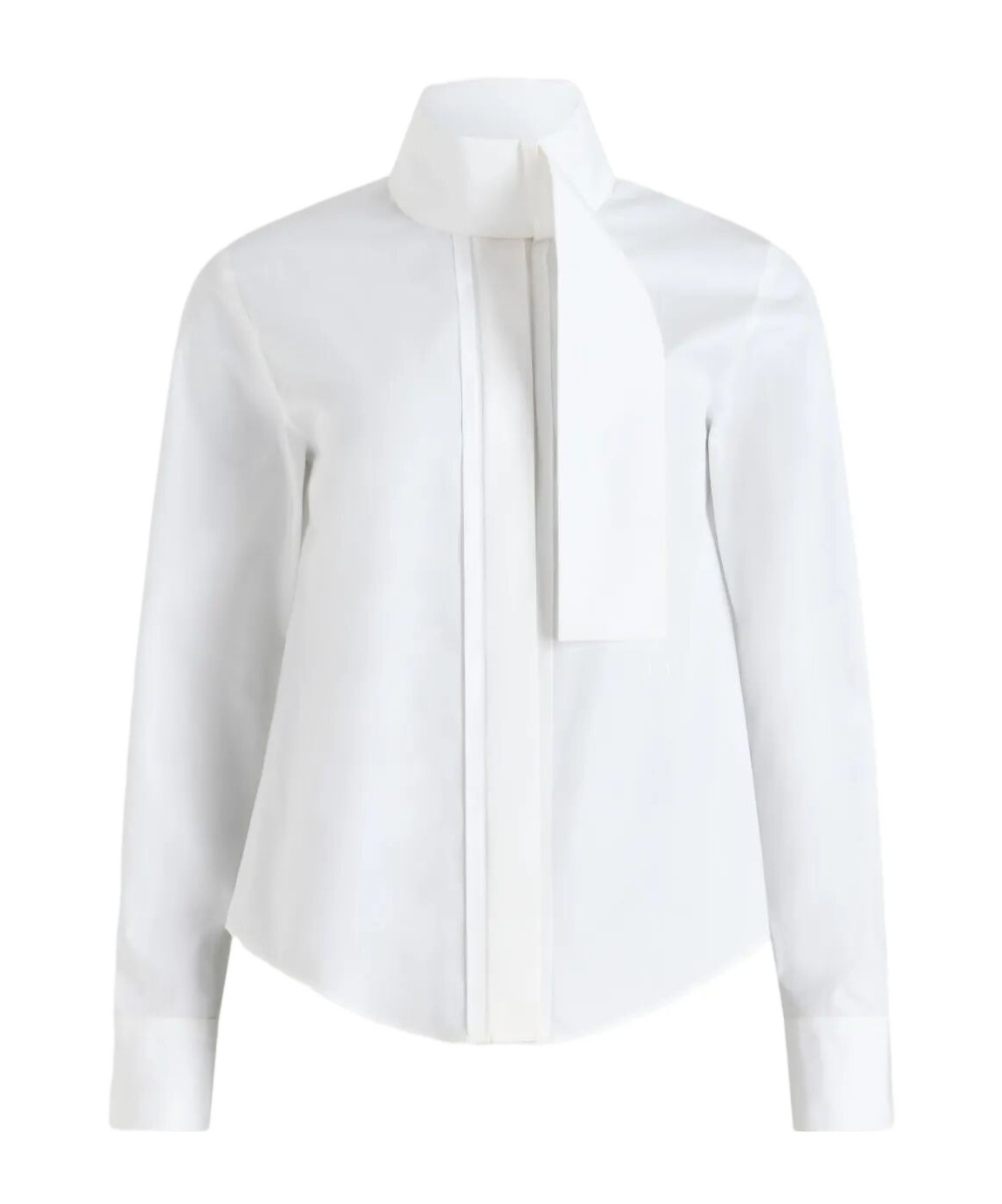 Patou Ascot Collar Blouse Clothing In White