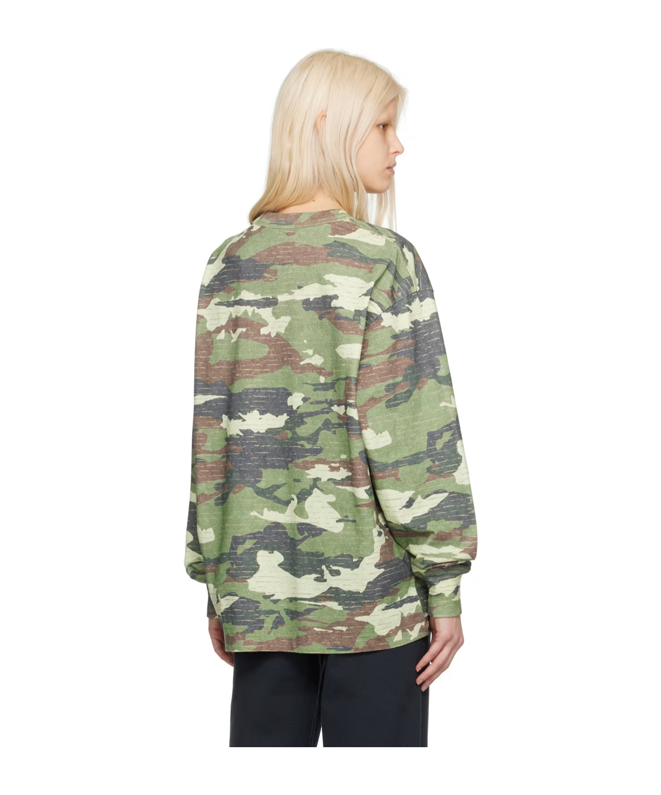 Acne Studios Camouflage-print Cotton Sweatshirt