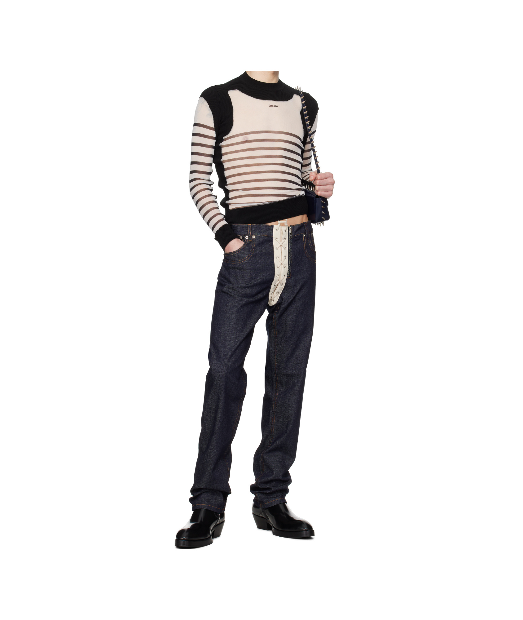 Jean Paul Gaultier Straight-leg Jeans In Blue