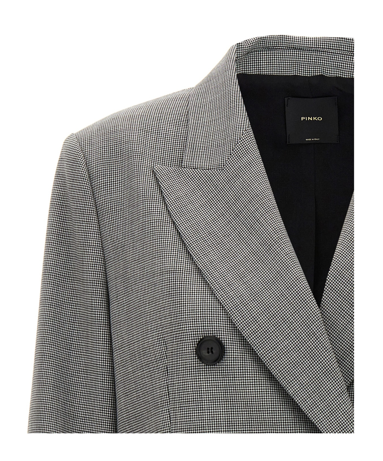 Pinko New Guinea Blazer And Suits White/black In Gray