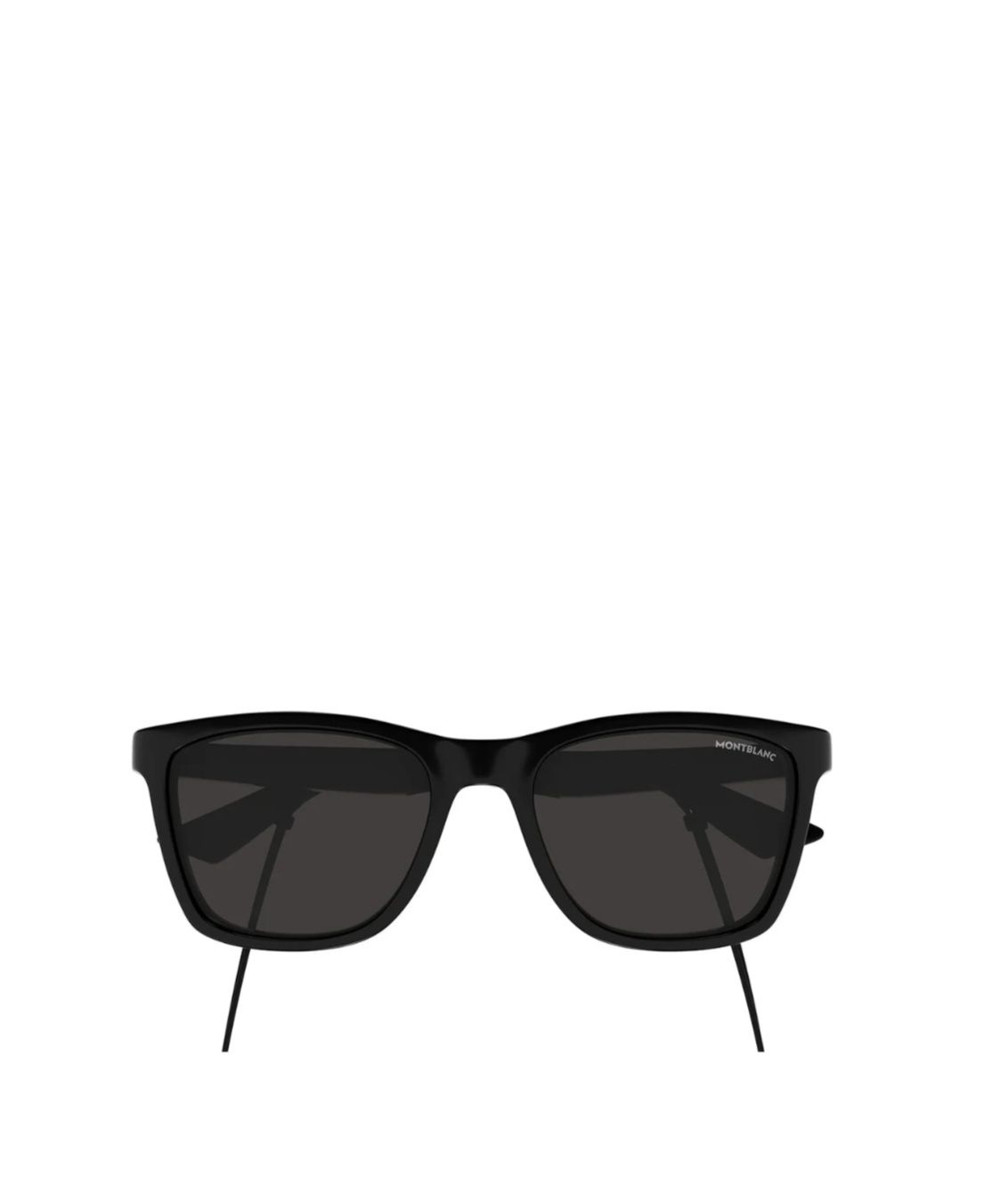 Montblanc Wayfarer-frame Sunglasses In Black