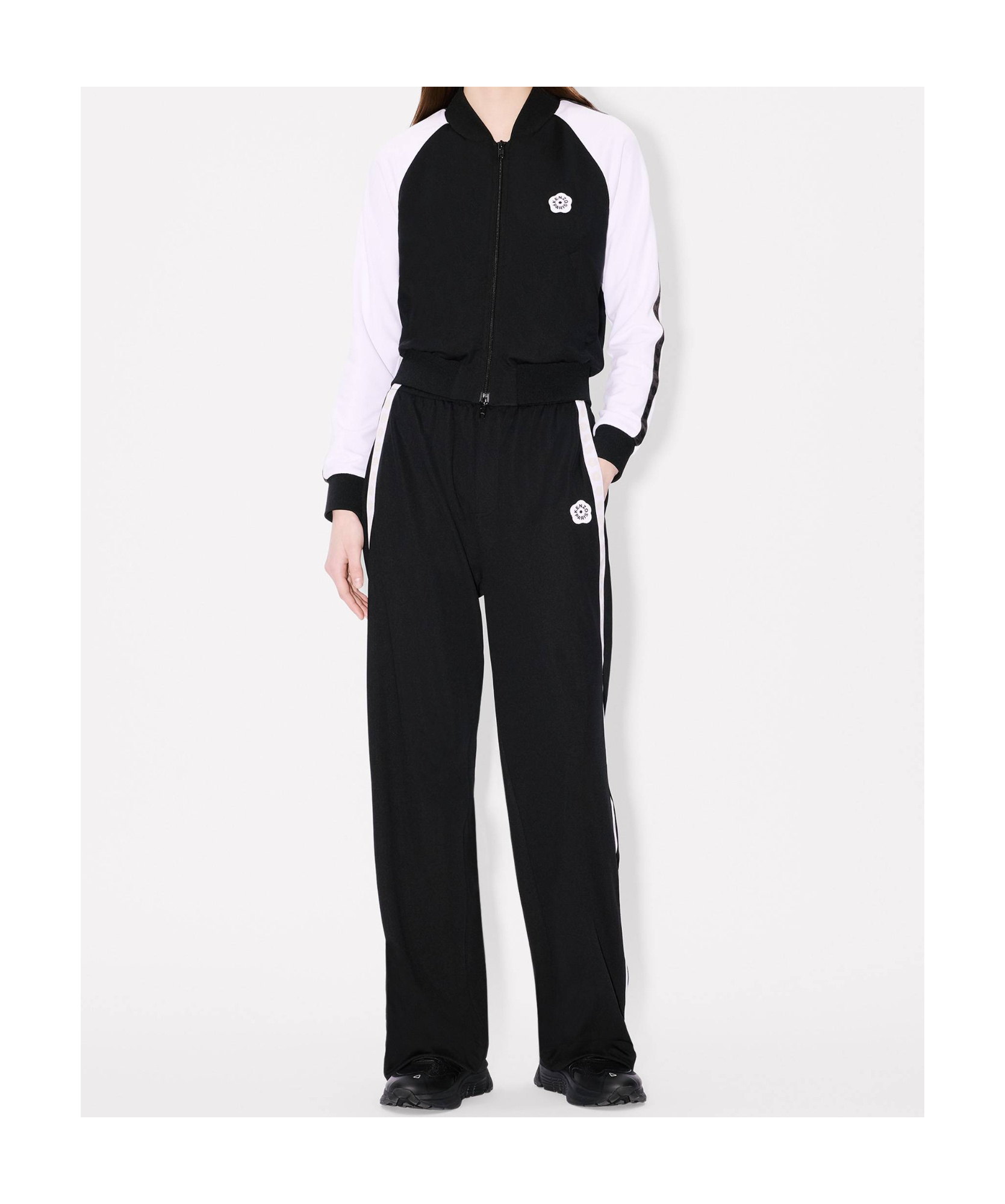 Kenzo 'boke Flower 2.0' Embroidered Trackpants In Black