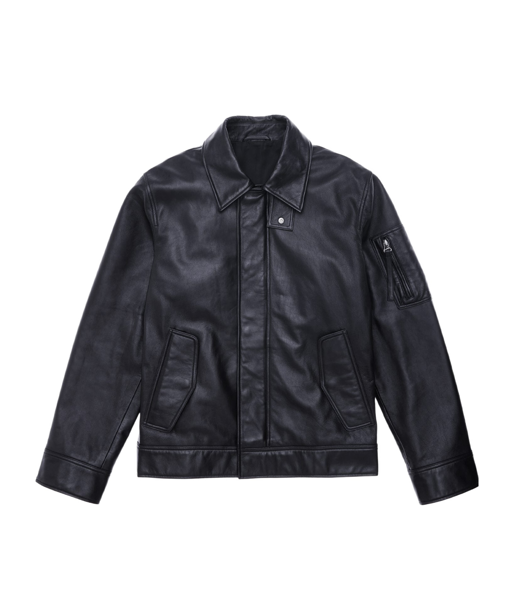Helmut Lang Zip-up Leather Jacket