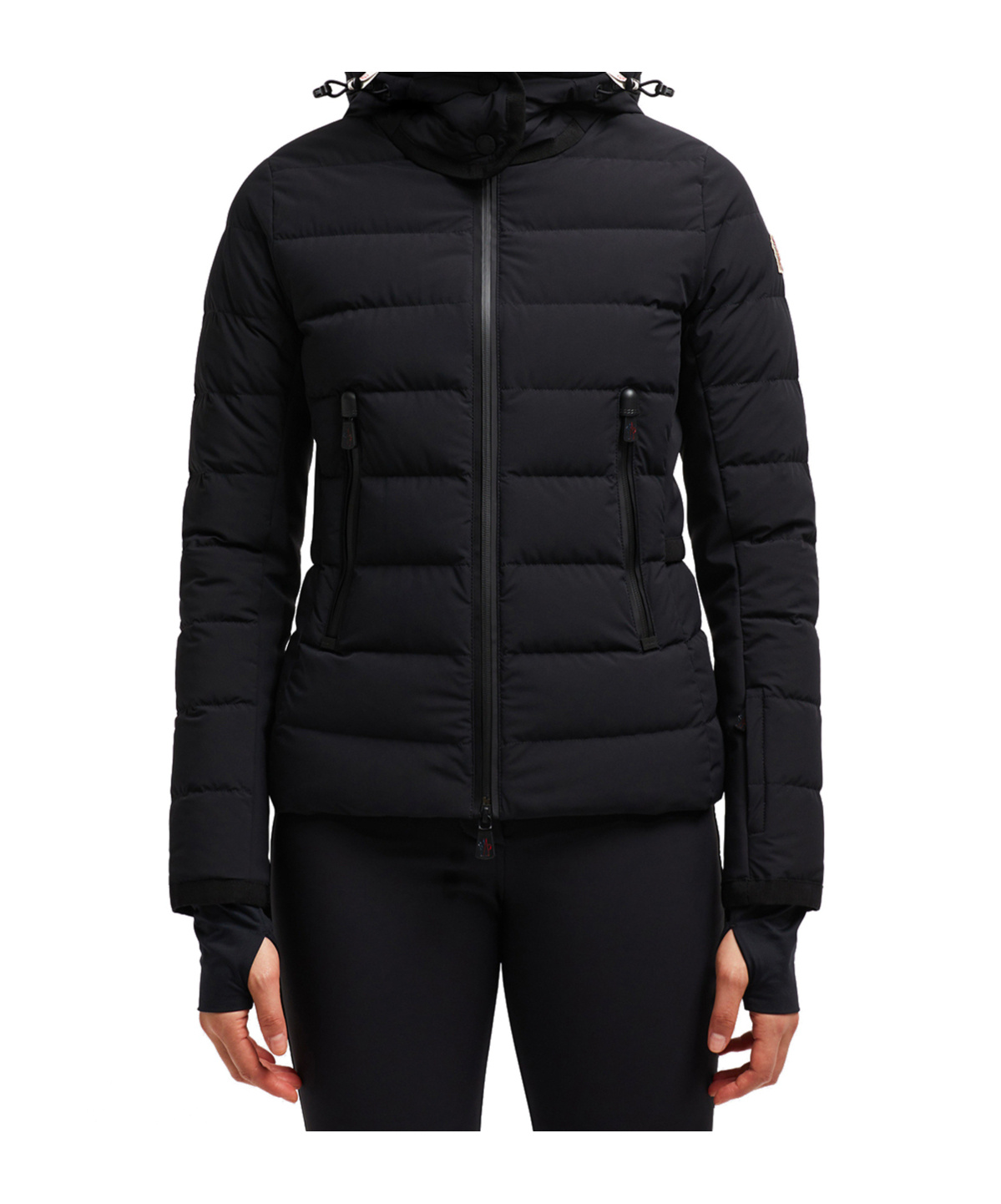 Moncler Lamoura Padded Zip-up Jacket In Black