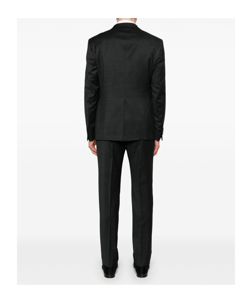 Tagliatore Single-breasted Suit In Black