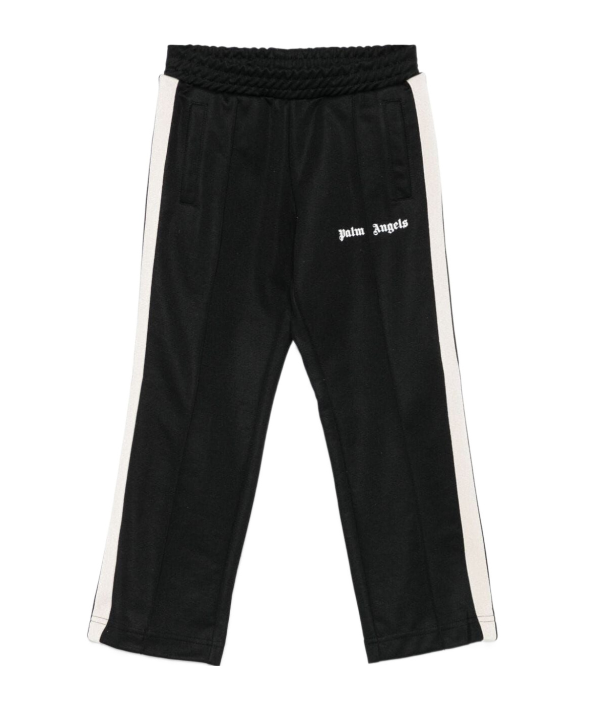 Palm Angels Logo Pants In Black