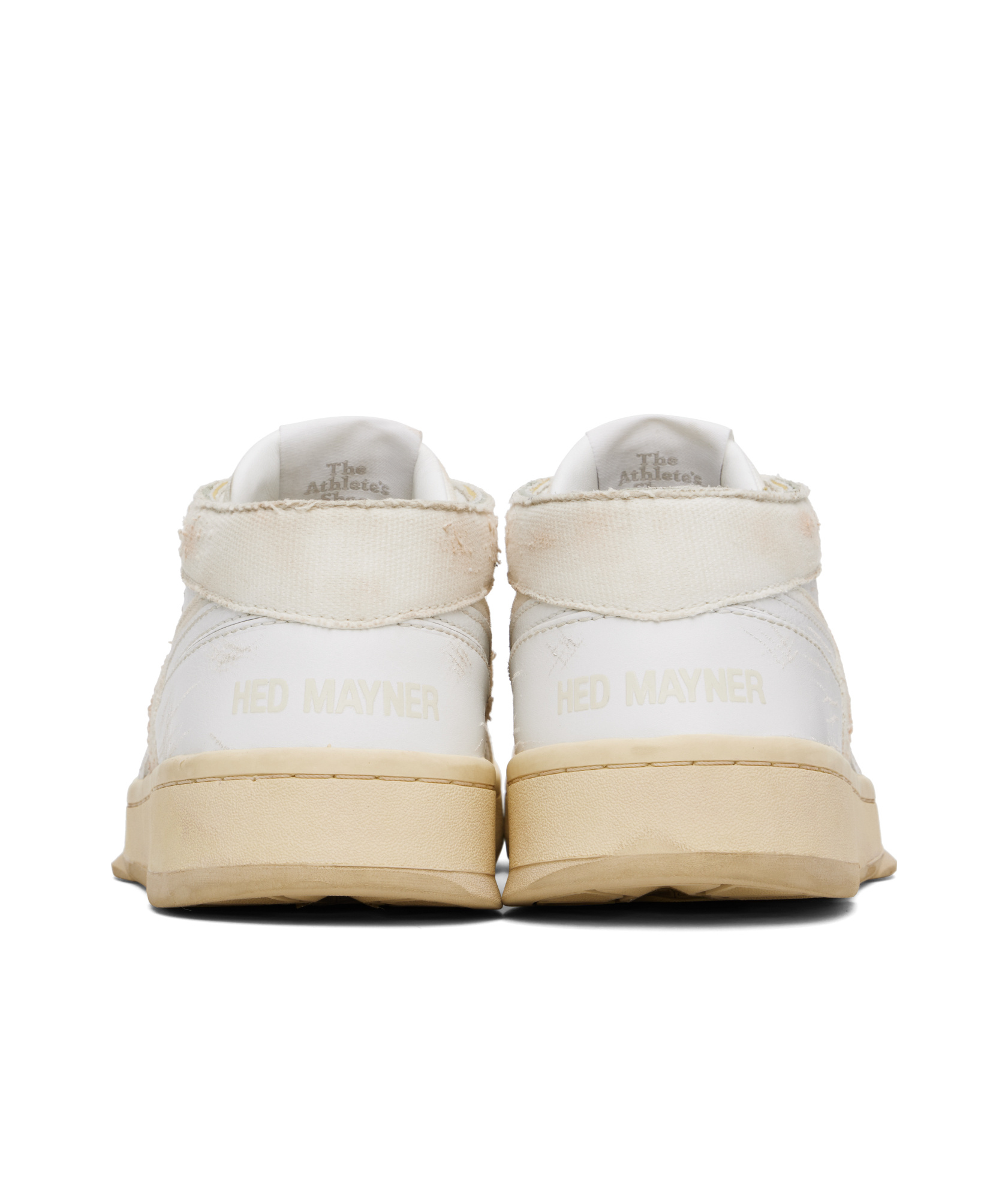 Hed Mayner Round Head Low-cut Sneakers In White