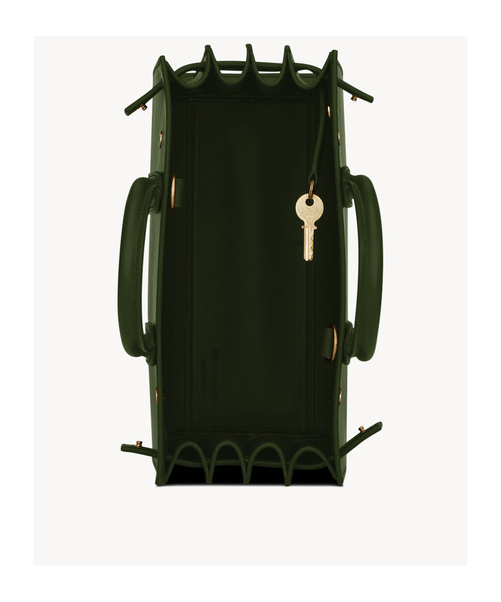 Saint Laurent Double Handle Shoulder Bag In Brown