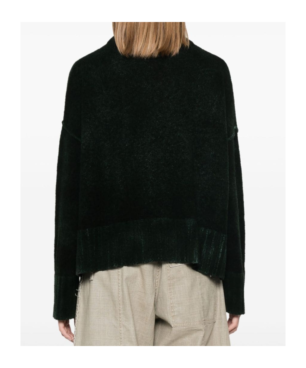 Avant Toi Long-sleeved Sweater In Black