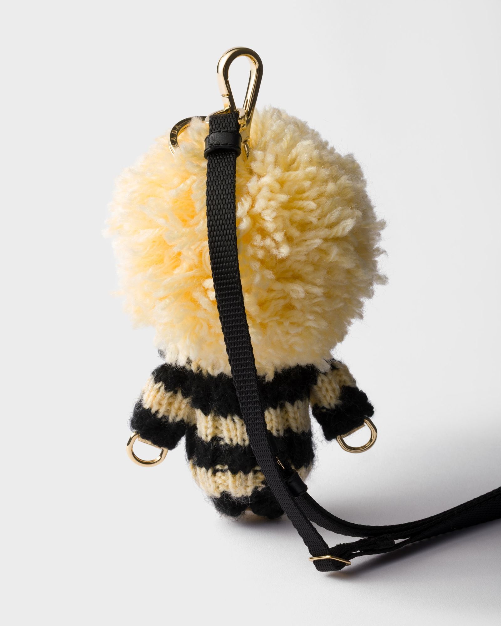 Prada Soft Robot Knitted Keychain In Multi